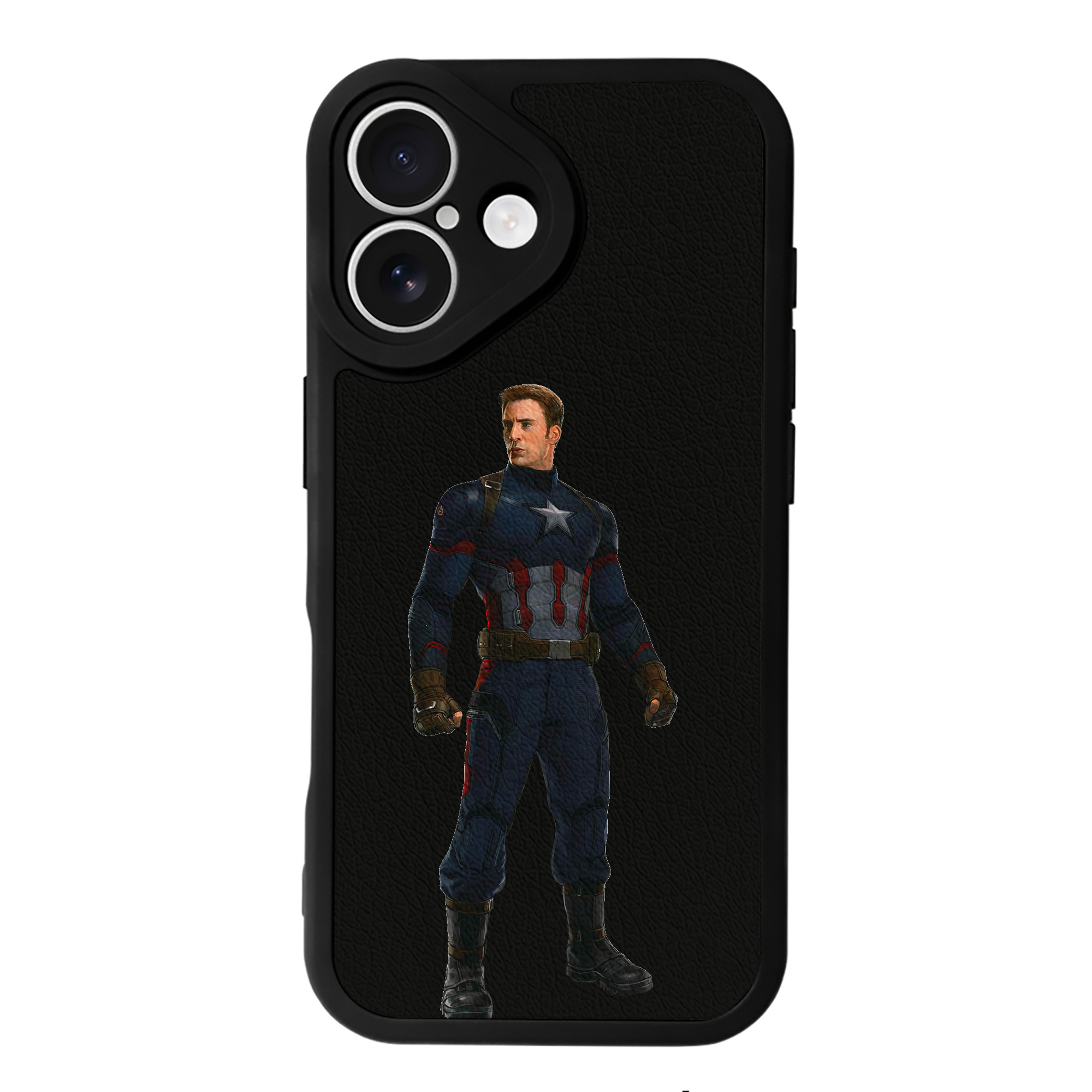 （画像用） アベンジャーズ The Avengers 【iPhone 16シリーズ対応】シリコンスマホケース（レザー調） 材質：シリコン